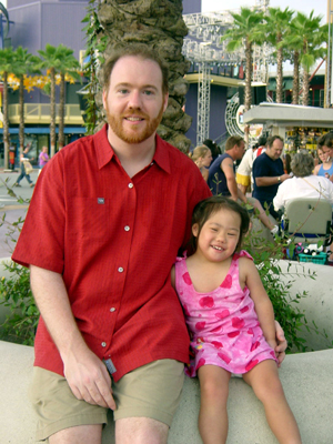 William Robert Stanek and his daughter